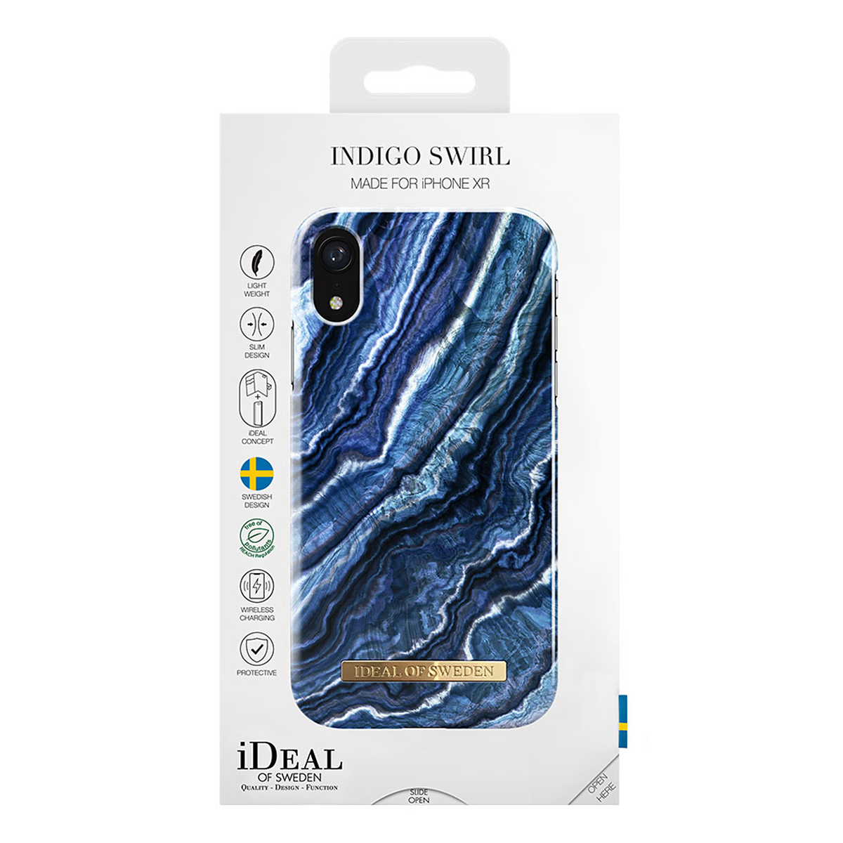 iDeal Fashion Case magnetskal iPhone XR, Indigo Swirl