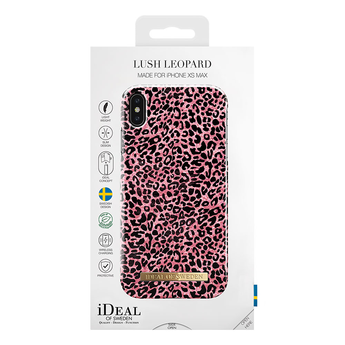 iDeal Fashion Case magnetskal iPhone XS Max, Lush Leopard
