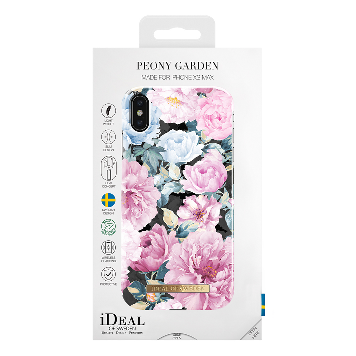 iDeal Fashion Case magnetskal iPhone XS Max, Peony Garden