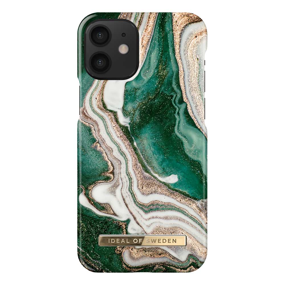 iDeal Fashion Case skal, iPhone 12 Mini, Golden Jade Marble