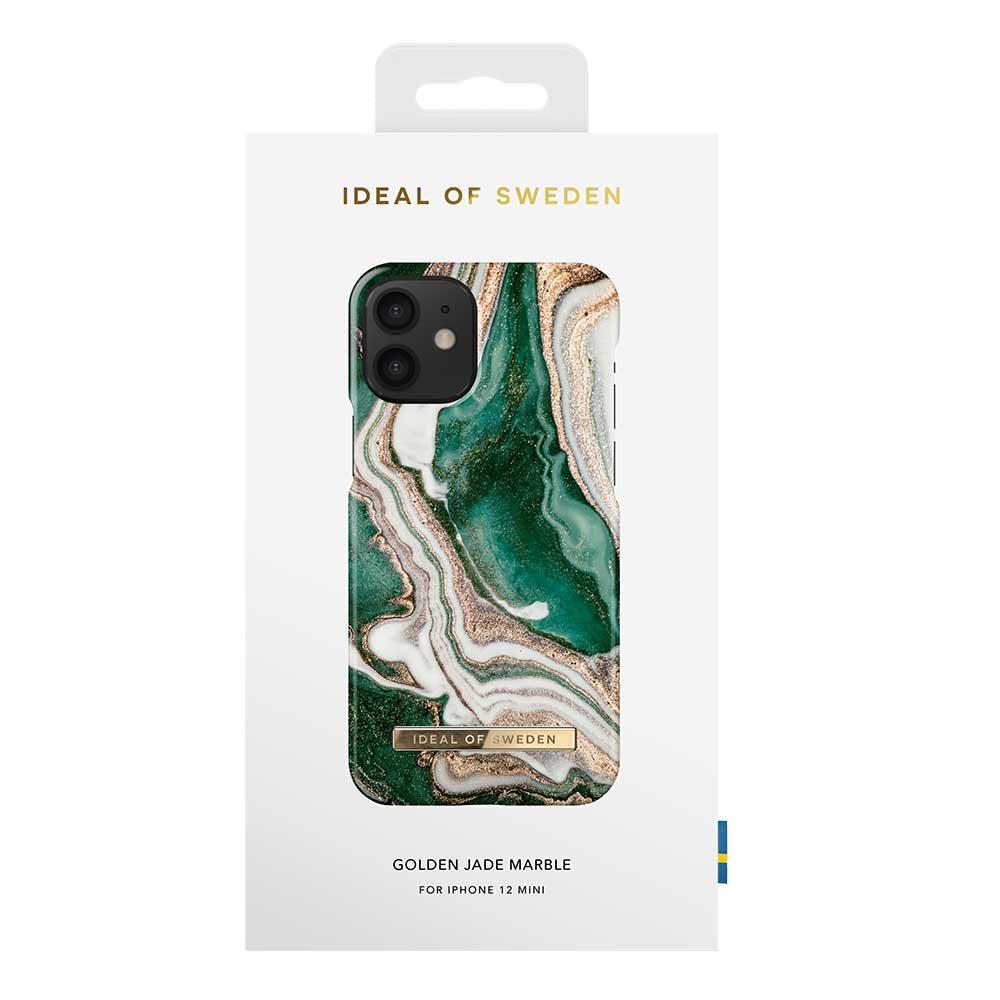 iDeal Fashion Case skal, iPhone 12 Mini, Golden Jade Marble