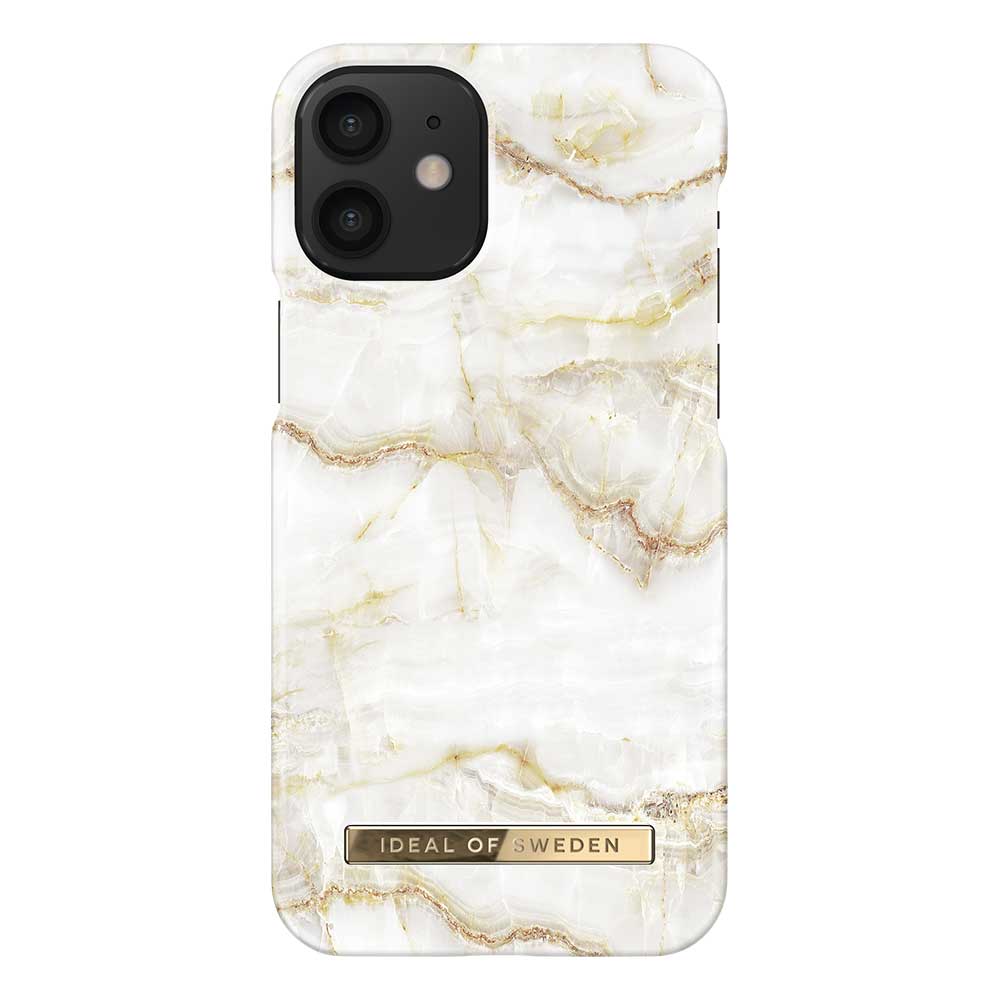 iDeal Fashion Case skal, iPhone 12 Mini, Golden Pearl Marble