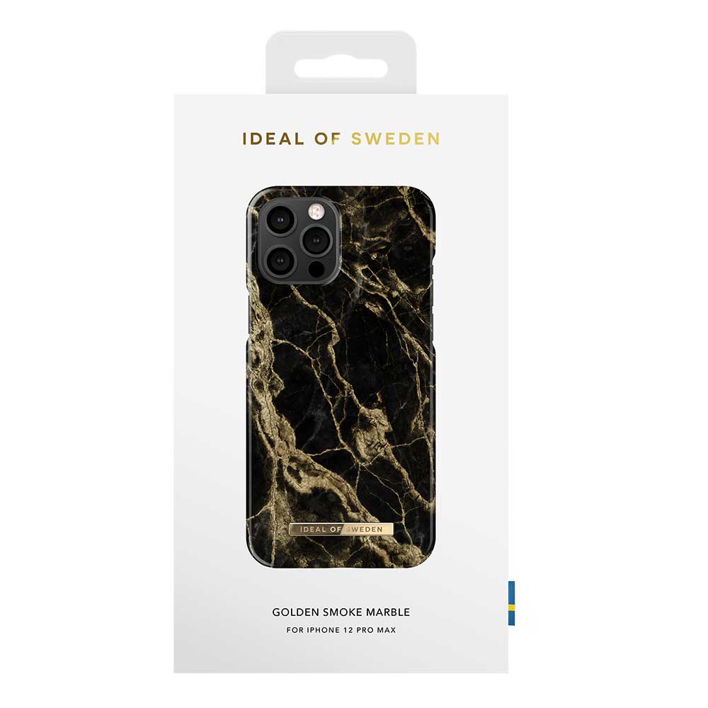 iDeal Fashion Case skal, iPhone 12 Pro Max, Golden Smoke Marble