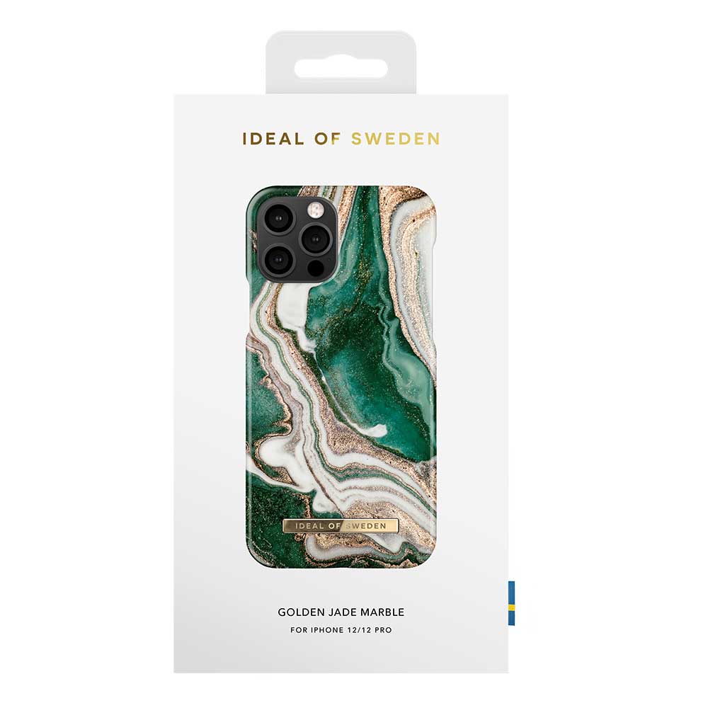 iDeal Fashion Case skal, iPhone 12/12 Pro, Golden Jade Marble