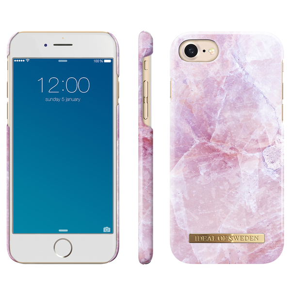iDeal Fashion Case magnetskal iPhone 8/7/6, Pilion Pink Marble
