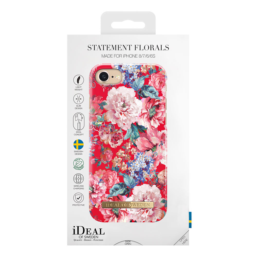 iDeal Fashion Case skal till iPhone 8/7/6, Statement Florals