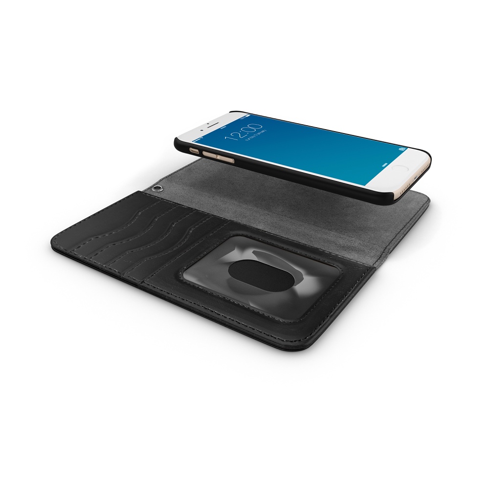 iDeal Magnet Wallet+ plånboksfodral svart, iPhone 8/7/6 Plus