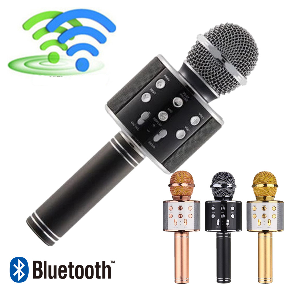 iKaraoke Bluetooth-mikrofon, svart