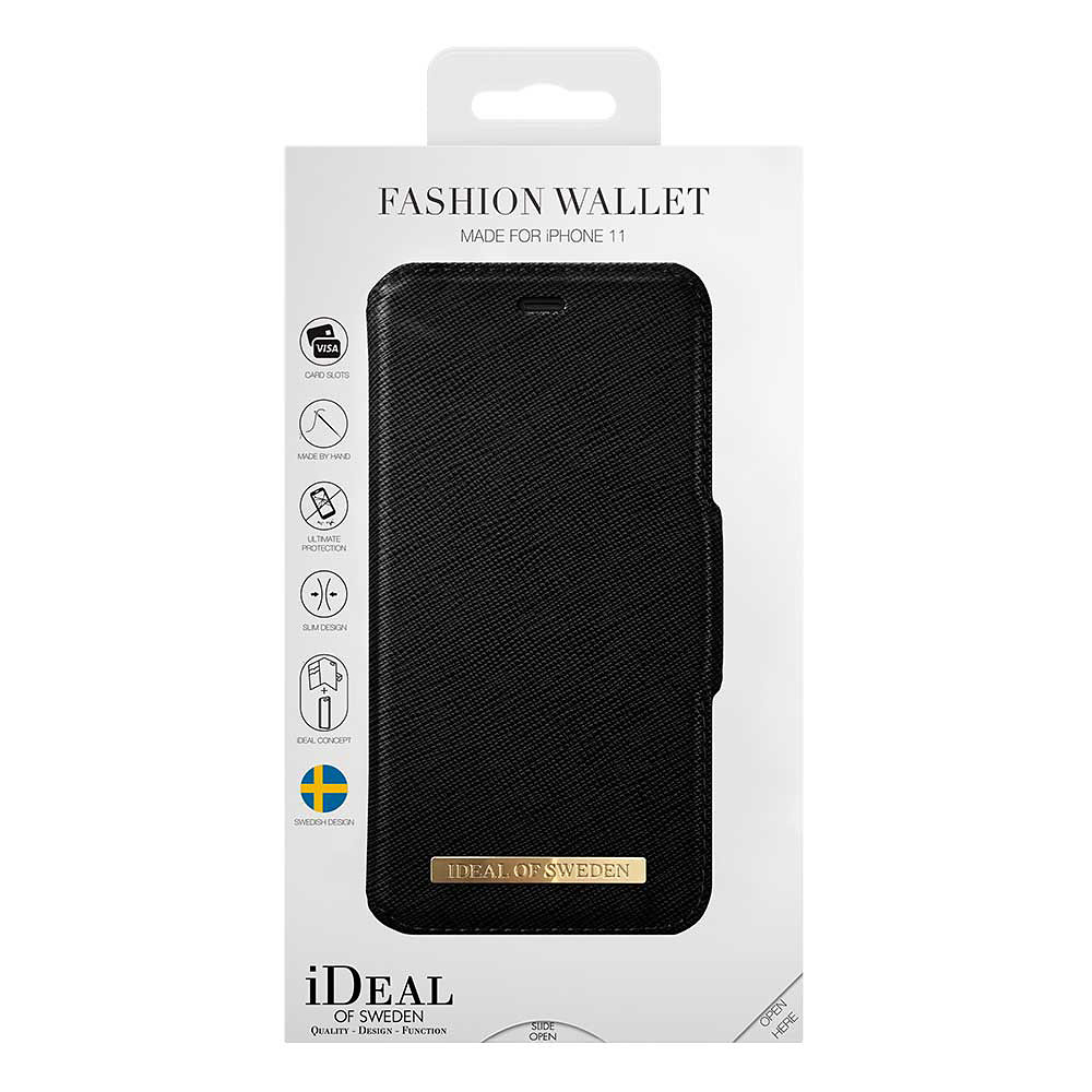 iDeal Fashion Wallet svart, iPhone 11