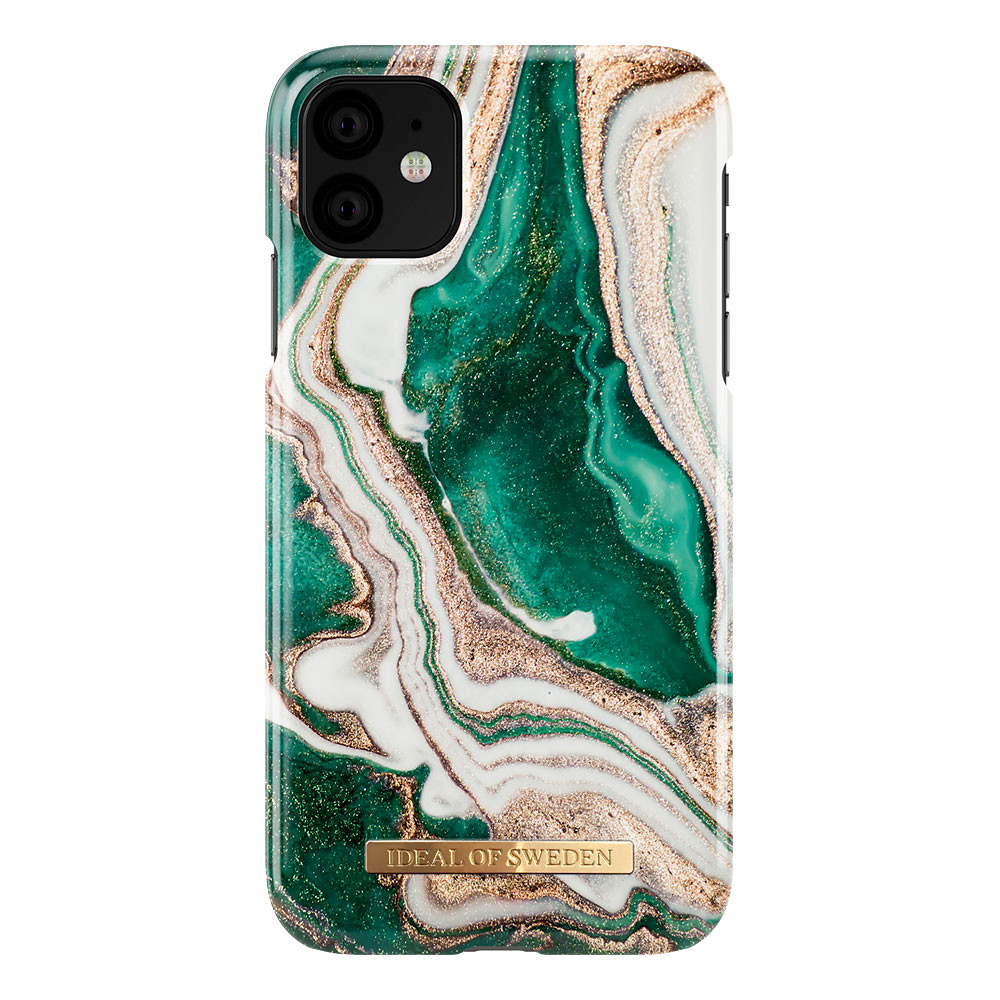 iDeal Fashion Case magnetskal iPhone 11, Golden Jade Marble