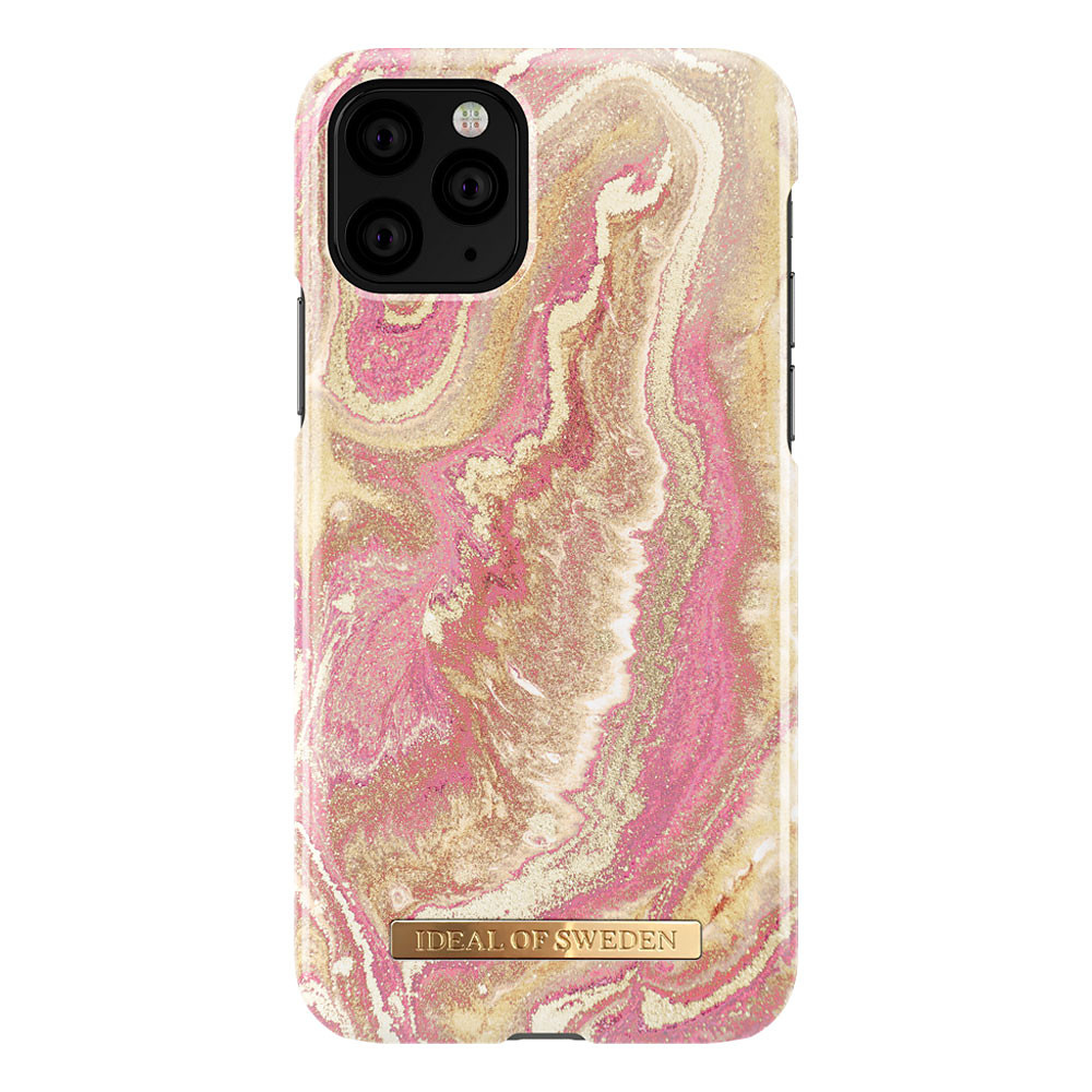 iDeal Fashion Case magnetskal iPhone 11 Pro, Golden Blush Marble