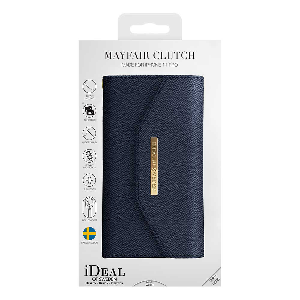 iDeal Mayfair Clutch, iPhone 11, Navy
