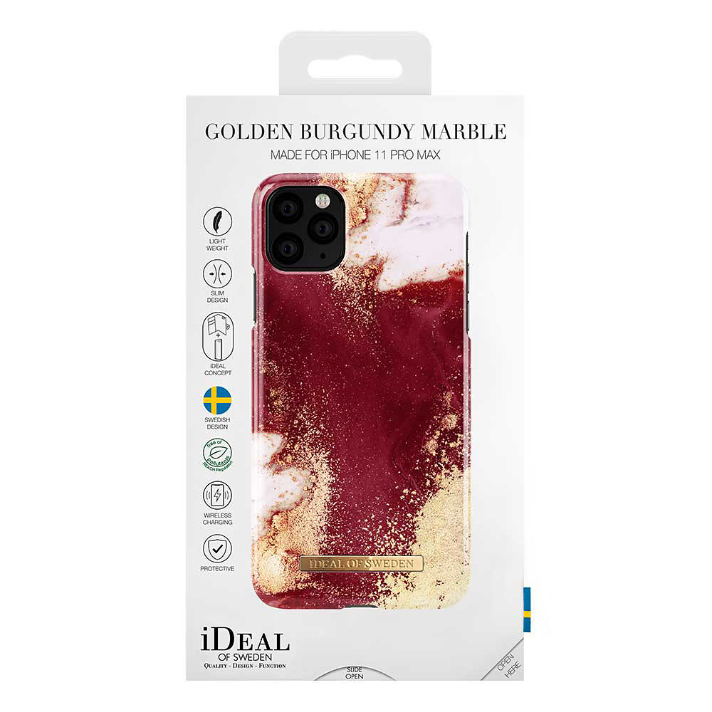 iDeal Fashion Case magnetskal iPhone 11 Pro Max, Golden Burgundy