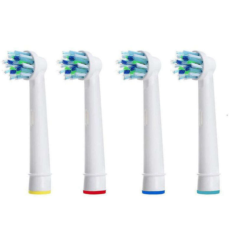 Oral-B kompatibla tandborsthuvuden EB-50A, Cross Action, 4-pack