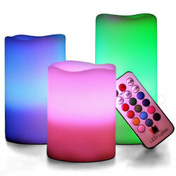 Färgglada LED-ljus med färgkontroll