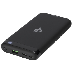 Trådlös USB+USB-C powerbank, PD 10W, 18W, 10 000mAh