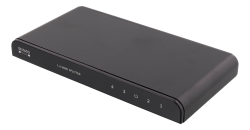 Deltaco PRIME HDMI-splitter, 1 till 4 splitter, 4K, HDCP, 3D