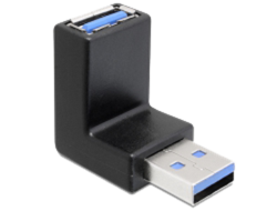 Delock Vinklad USB 3.0 Adapter, hane till hona, USB 3.0