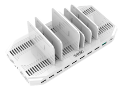 USB-laddningsstation, 9xUSB-A 1xUSB-C