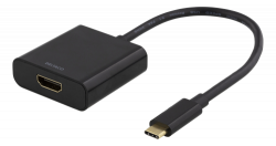 Deltaco USB-C till HDMI adapter, 4096x2160, 30Hz