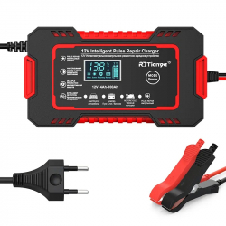 Batteriladdare med lättläslig LCD-display, 72W