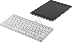 Deltaco tangentbord för iOS-enheter, lightning, vit