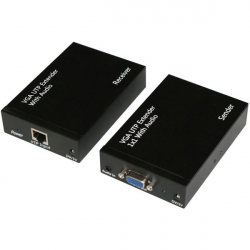 VGA och ljud-förlängare över Ethernet-kabel
