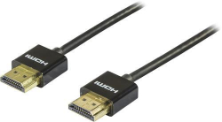 Deltaco ultratunn HDMI-kabel v2.0, 4K, UltraHD, 60Hz, 2m