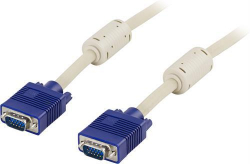 Deltaco VGA monitorkabel ha-ha, 15m