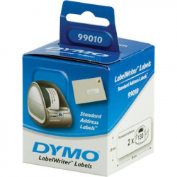 Dymo LabelWriter vita adressetiketter, 89x28 mm, 2x130 st