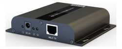 HDMI-förlängning över Ethernet, HDbitT, UHD, IR, 120m, svart