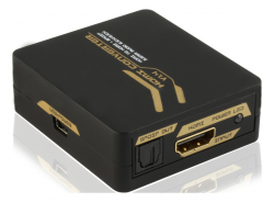 HDMI till HDMI +SPDIF/3.5mm omvandlare, Ultra HD 30Hz, 5.1/2.1