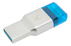 Kingston MobileLite Duo 3C microSD-kortläsare, USB-C, silver