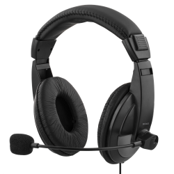 Deltaco USB stereo headset, svart