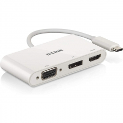 3-in-1 USB-C to HDMI/VGA/DisplayPort Adapter