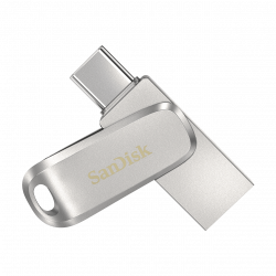 512GB SanDisk Ultra Dual Drive Luxe USB-minne, USB-C+USB 3.1