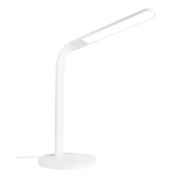 DELTACO Office LED bordslampa med trådlös laddare, 10W, 400lm