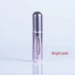 Återfyllningsbara parfymflaskor, 5ml, rosa
