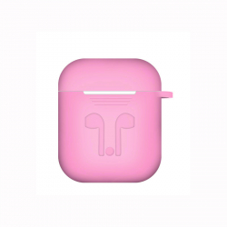 Skyddsfodral i silikon till Apple Airpods, rosa