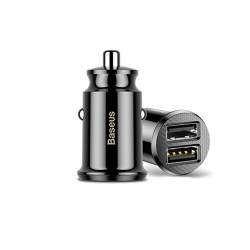 BASEUS 2xUSB 3.1A, smart mini snabbladdare till bilen