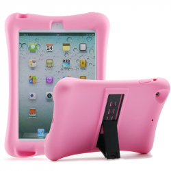 Barnfodral i silikon för iPad mini 1/2/3, rosa