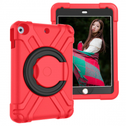 Barnfodral roterbart ställ, iPad 10.2 / 10.5 / Air 3, svart/röd