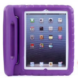 Barnfodral med ställ till iPad 2/3/4, lila