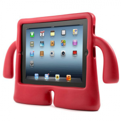Barnfodral till iPad 2/3/4, röd