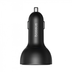 Baseus USB-C + USB-C billaddare med 3 uttag, 152.5W