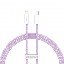 Baseus Dynamic USB-C till Lightning-kabel, 20W, 1m, lila