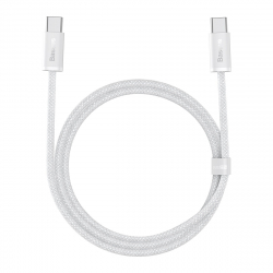 Baseus Dynamic USB-C till USB-C kabel, 100W, 1m, vit