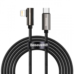 Baseus CATLCS-A01 Legend Vinklad USB-C-Lightning-kabel, 20W, 2m