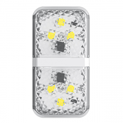 Baseus CRFZD-01 varningslampa för bildörr, 2-pack, vit