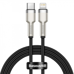 Baseus Cafule USB-C till Lightning datakabel, PD, 20W, 1m, svart